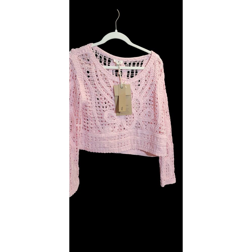 POL crochet lace top